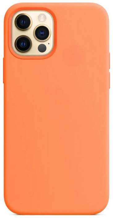Чехол Silicone Case для iPhone 12/12 Pro Оранжевый (Kumquat) | Фото 1 из 2