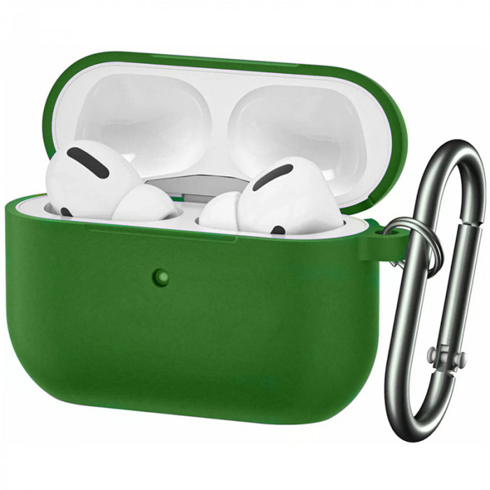Чехол Silicone Case Protection на AirPods Pro 2 Темно-зеленый | Фото 1 из 2