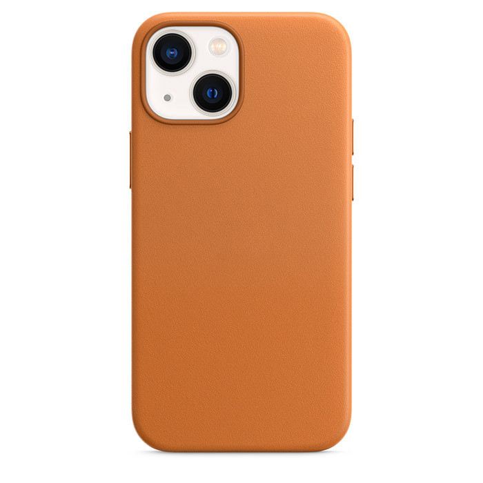 Чехол Leather Case MagSafe для iPhone 13 mini Коричневый | Фото 1 из 3