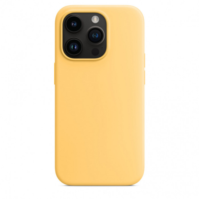 Чехол Silicone Case MagSafe для iPhone 14 Pro Max Sunglow | Фото 1 из 3
