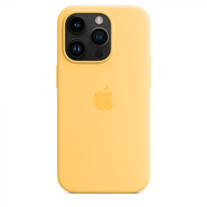 Чехол Silicone Case MagSafe для iPhone 14 Pro Max Sunglow | Фото 2 из 3