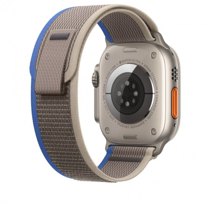 Ремешок Trail Loop для Apple Watch 42/44/45/49mm Синий/Серый (Blue/Gray) | Фото 2 из 2