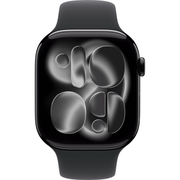 Умные часы Apple Watch Series 11 46mm Jet Black Aluminum Case with Black Sport Band
