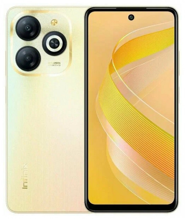 Смартфон Infinix Smart 8 4/128GB Золотой EAC | Фото 1 из 4