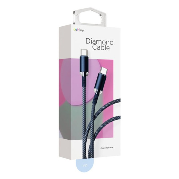 Кабель VLP Diamond Cable USB C - USB C, 1.2м, темно-синий | Фото 2 из 4