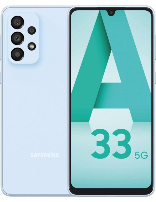 Смартфон Samsung Galaxy A33 5G 8/128GB Голубой (Light Blue) | Фото 1 из 8