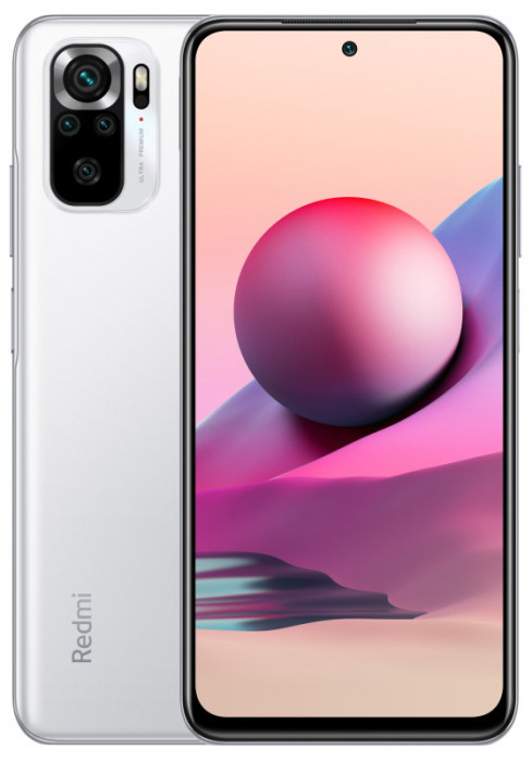 Смартфон Xiaomi Redmi Note 10S 6/64GB Pebble White | Фото 1 из 4