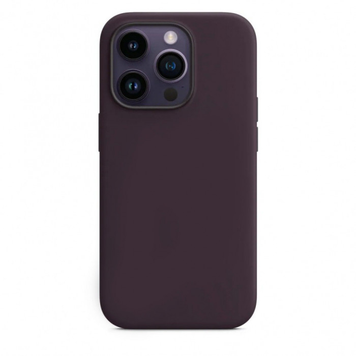 Чехол Silicone Case with Magsafe для iPhone 14 Pro Бордовый (Elderberry) | Фото 1 из 2