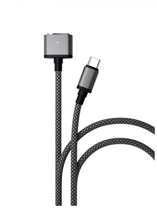 Кабель VLP Cable USB C – MagSafe 2.0м Космический Серый | Фото 3 из 3