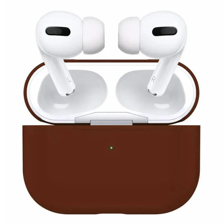 Чехол Silicone Case Protection на AirPods Pro 2 Бордовый