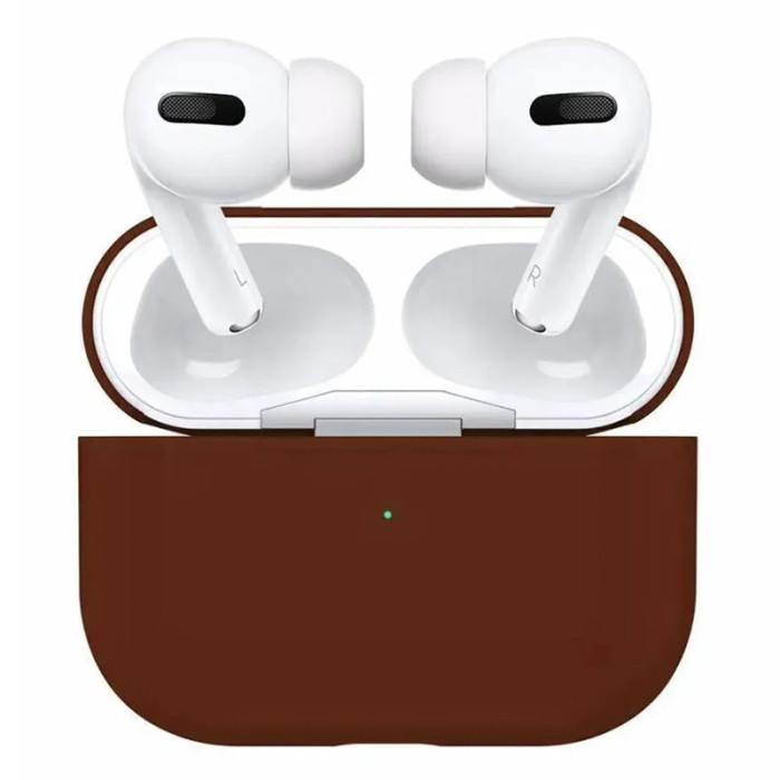 Чехол Silicone Case Protection на AirPods Pro 2 Бордовый | Фото 2 из 2