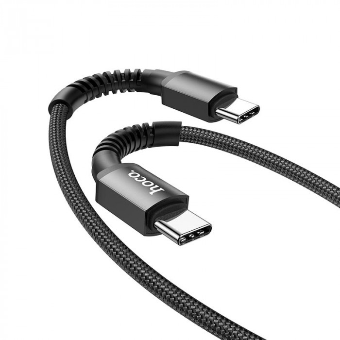 Кабель HOCO X71 Type-C - Type-C 60W 1м Черный | Фото 2 из 5