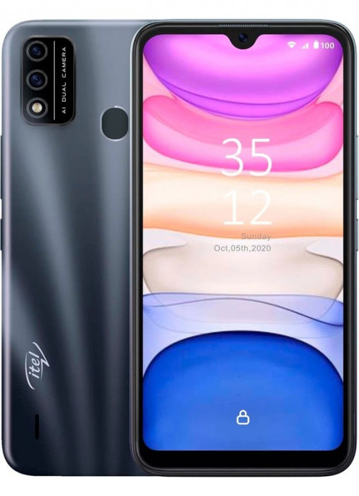 Смартфон Itel A48 2/32GB Чёрный (Gradation Black) | Фото 1 из 5