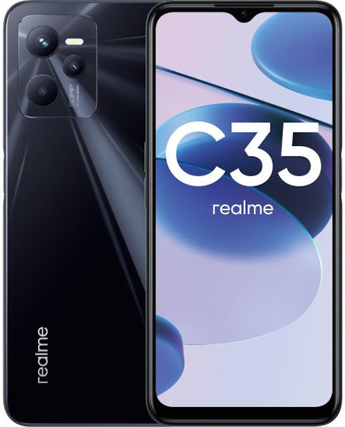Смартфон Realme C35 4/64GB Черный (Glowing Black) EAC | Фото 1 из 4