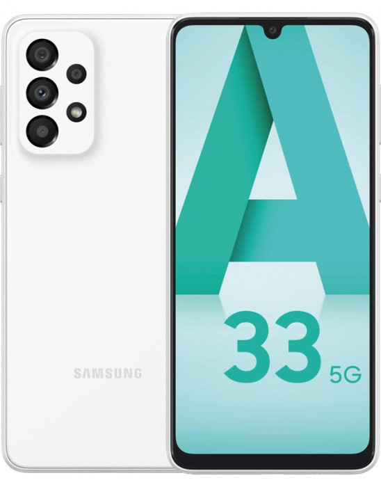 Смартфон Samsung Galaxy A33 5G 8/128GB Белый (White) | Фото 1 из 8