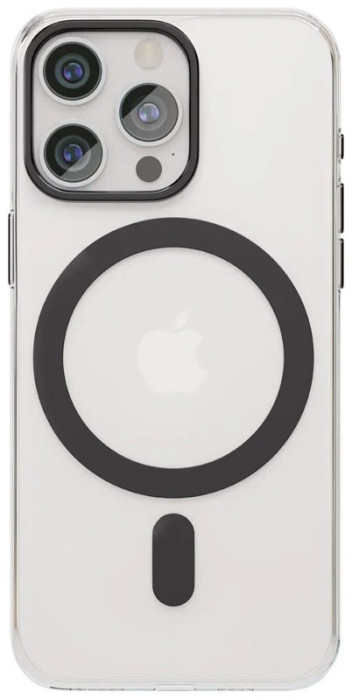 Чехол защитный VLP Diamond Case с MagSafe для iPhone 15 Pro Max черный | Фото 5 из 5