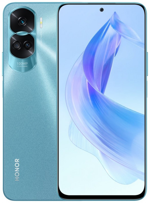 Смартфон Honor 90 Lite 8/256GB Голубой (Cyan Lake)