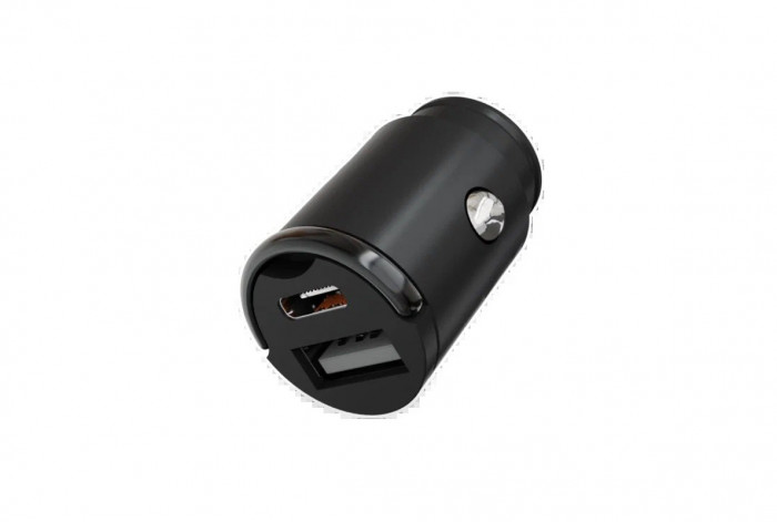 Автомобильное зарядное устройство VLP С-Power 38W USB-C+USB-A PD QC Черный | Фото 1 из 6
