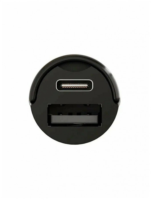 Автомобильное зарядное устройство VLP С-Power 38W USB-C+USB-A PD QC Черный | Фото 2 из 6