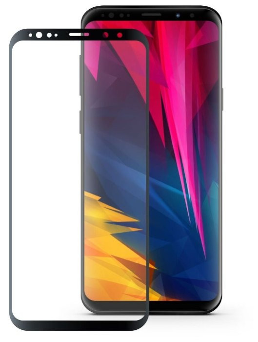 Защитное стекло 3D для Samsung Galaxy S9+ Черное | Фото 2 из 2