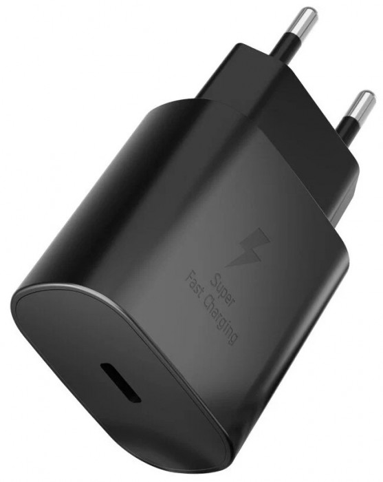 Сетевое зарядное устройство VLP 25Вт USB-C PD PPS Черный | Фото 1 из 2