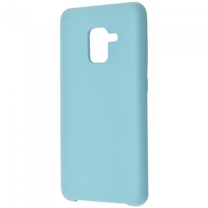 Чехол Silicone Cover для Samsung Galaxy A5 2018/A8 2018 Голубой | Фото 1 из 3
