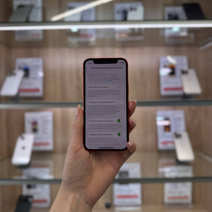 Б/у Смартфон Apple iPhone 12 mini 64GB Красный | Фото 4 из 5
