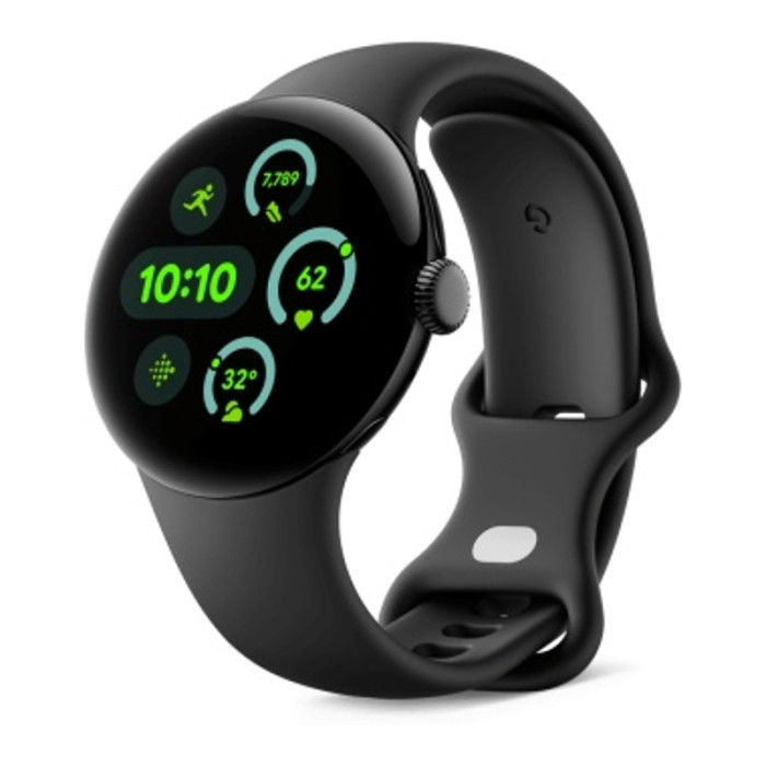 Умные часы Google Pixel Watch 3 41mm Wi-Fi + Cellular Черный матовый (Obsidian/Obsidian) | Фото 1 из 1