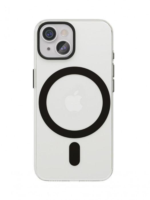 Чехол защитный VLP Diamond Case с MagSafe для iPhone 15 черный | Фото 3 из 3