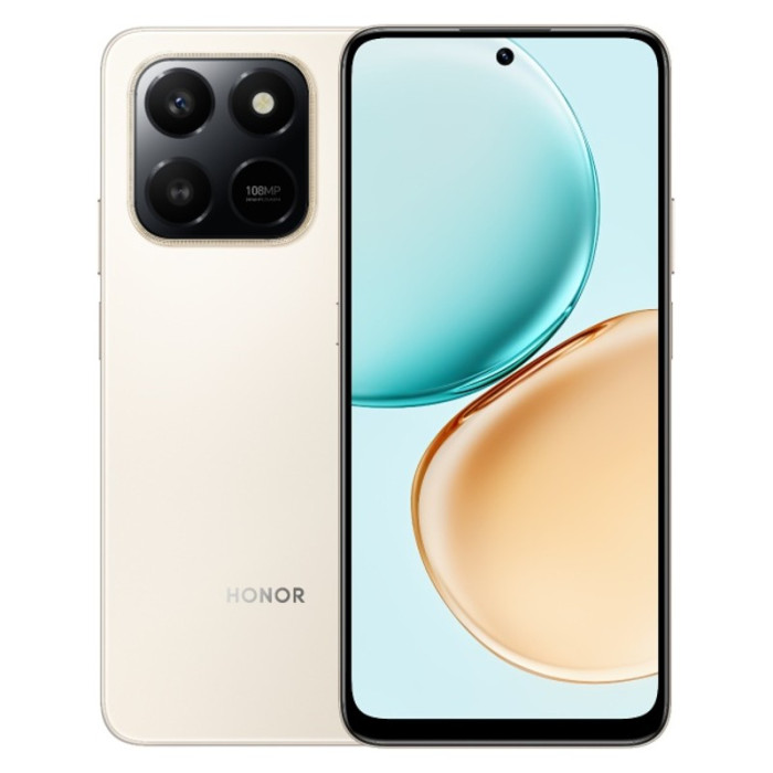 Смартфон Honor X7d 6/128GB Золотой (Desert Gold)