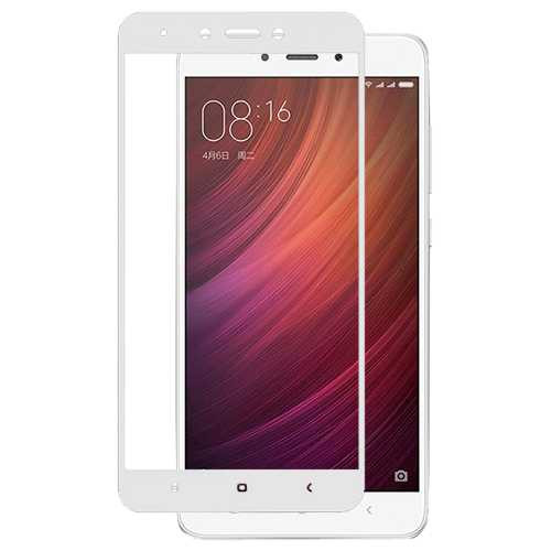 Защитное стекло для Xiaomi Redmi 4X Белое | Фото 1 из 2