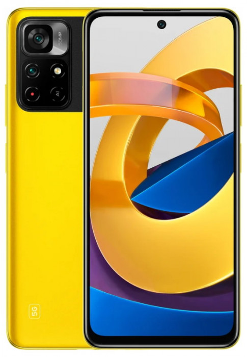 Смартфон Poco M4 Pro 5G 4/64GB Желтый (Yellow) EU | Фото 1 из 7