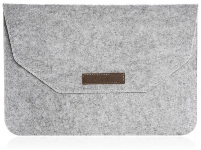 Чехол-конверт Gurdini Felt Envelope для Macbook Air 13/Pro 13/Pro 14 Серый | Фото 2 из 2
