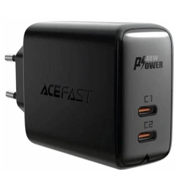 Зарядное устройство ACEFAST A29 GaN 2 USB-C 45W Черный | Фото 4 из 4