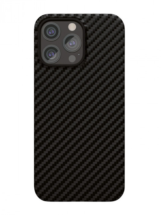 Чехол защитный VLP Kevlar Case с MagSafe для iPhone 15 Pro черный | Фото 1 из 3