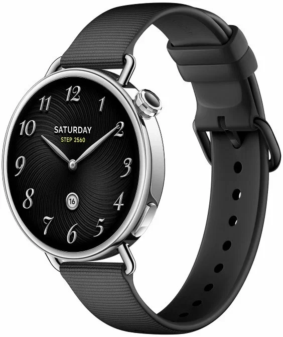 Умные часы Xiaomi Watch S4 41mm Fluororubber Strap Черный