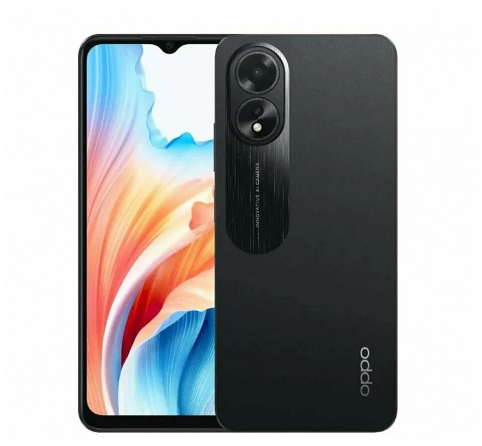 Смартфон Oppo A18 4/128GB Черный (Black) | Фото 1 из 5