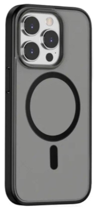 Чехол-накладка Gurdini Aurora Case with Magsafe для iPhone 15 Pro Черный (Black) | Фото 2 из 2