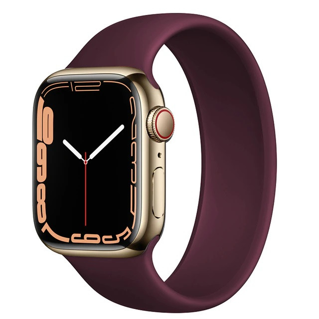Ремешок Solo Loop для Apple Watch 42/44/45/49мм Бордовый | Фото 1 из 3