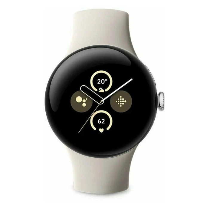 Умные часы Pixel Watch 2 41mm Белый (Polished Silver/Porcelain) | Фото 1 из 7