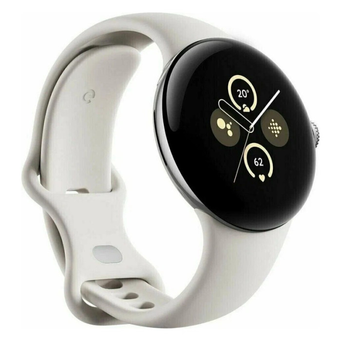 Умные часы Pixel Watch 2 41mm Белый (Polished Silver/Porcelain) | Фото 3 из 7
