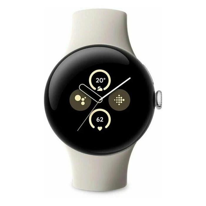 Умные часы Pixel Watch 2 41mm Белый (Polished Silver/Porcelain) | Фото 7 из 7