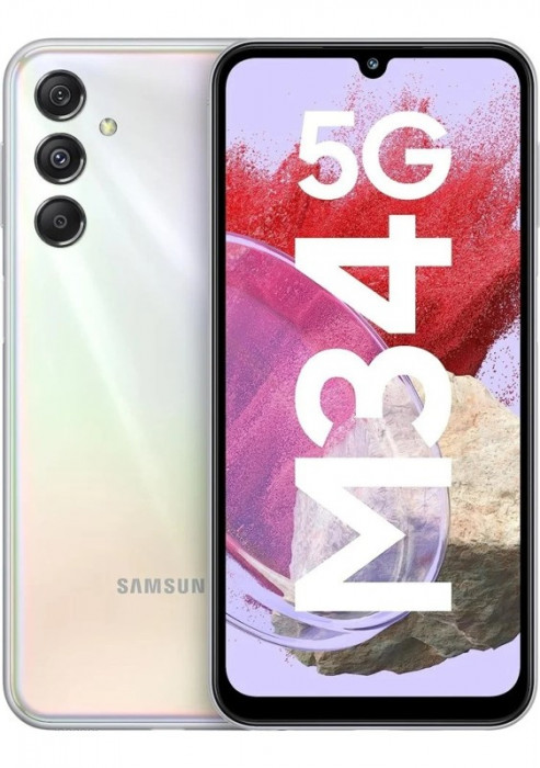 Смартфон Samsung Galaxy M34 5G 6/128GB Белый (White) | Фото 1 из 7
