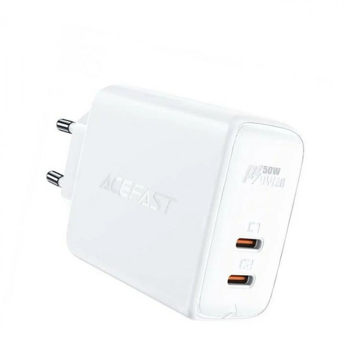 Зарядное устройство ACEFAST A29 GaN 2 USB-C 45W Белый | Фото 3 из 4