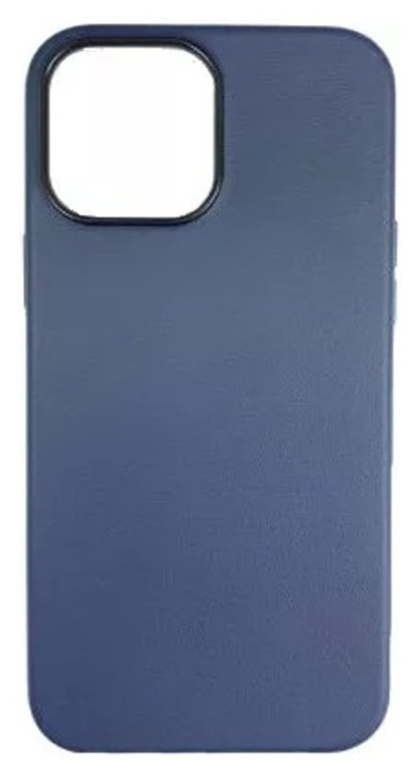Чехол-накладка кожаная K-Doo Noble Collection (PC+PU) для Iphone 13 Pro Темно-синия | Фото 3 из 3