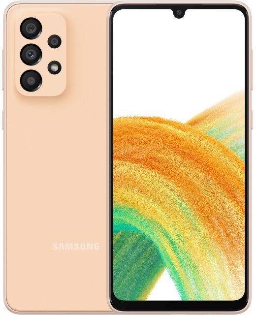 Смартфон Samsung Galaxy A33 5G 6/128GB Персиковый (Peach) | Фото 1 из 7