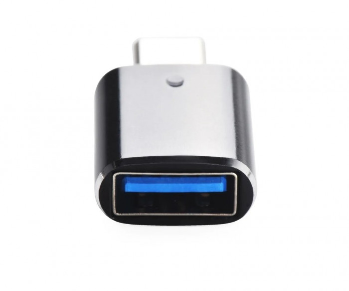 Переходник iNeez (OTG) Type-C to USB 3.0 converter + Flash для Macbook Черный (Black) | Фото 1 из 6