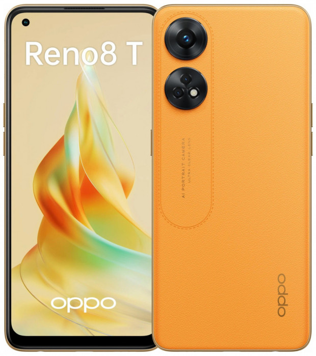 Смартфон Oppo Reno 8T 8/256GB Оранжевый (Orange) | Фото 5 из 5