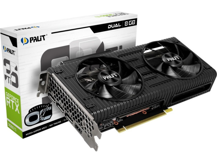 Видеокарта Palit GeForce RTX 3060 Ti Dual OC 8GB (NE6306TS19P2-190AD), Retail | Фото 8 из 8