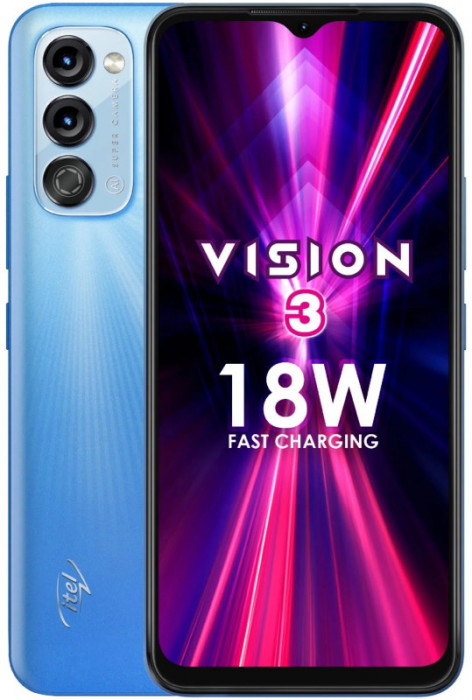Смартфон Itel Vision 3 2/32GB Синий (Jewel Blue) | Фото 1 из 4